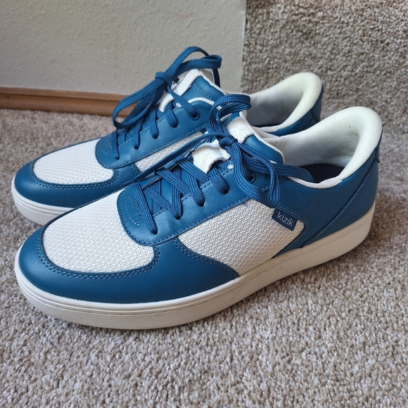 Kizik Oslo Lyons Blue Mens Lace Up Sneakers Size 9 - Picture 1 of 8